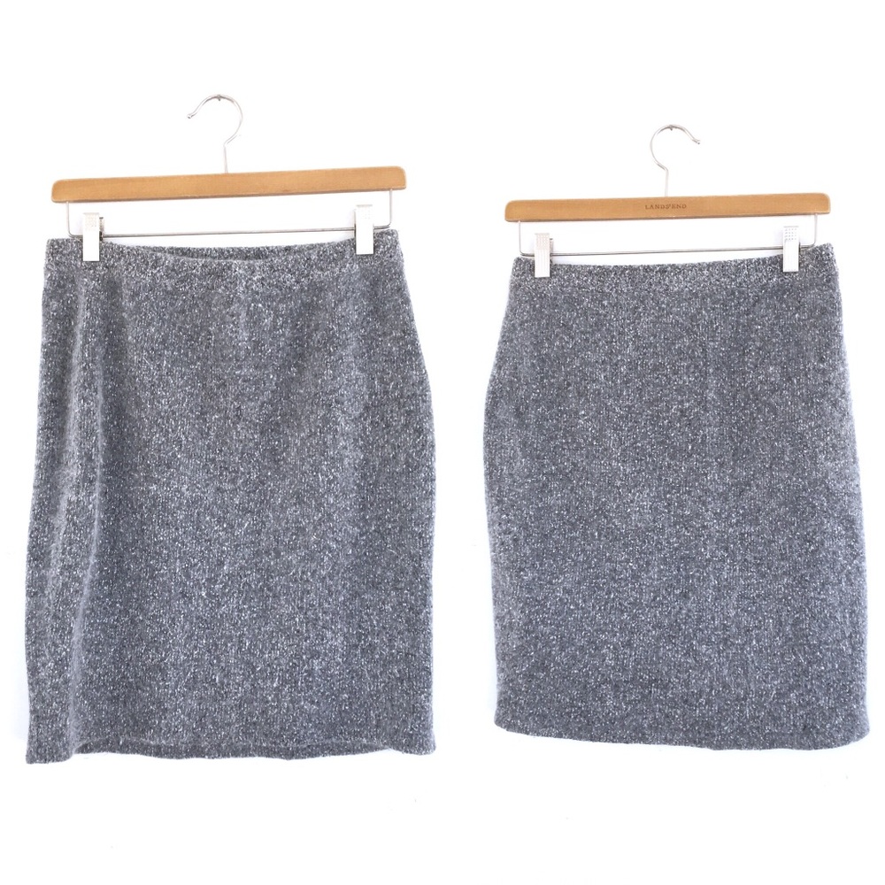 Vintage silk & angora pencil skirt - Picture 5 of 8